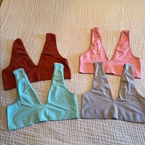 Anthropologie Set of 4 Bralettes - M/L